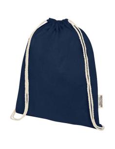 Bolsa con cordón de algodón reciclado GRS de 140 g/m² N10537021