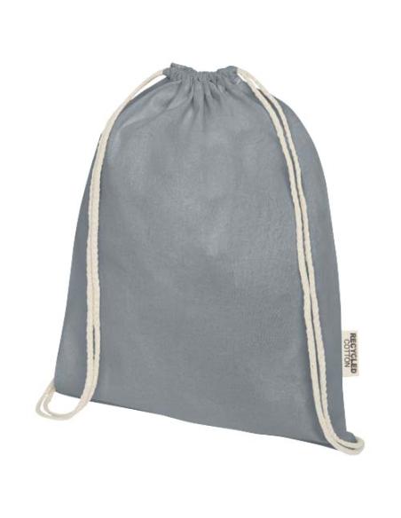 Bolsa con cordón de algodón reciclado GRS de 140 g/m² N28537021