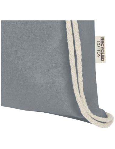 Bolsa con cordón de algodón reciclado GRS de 140 g/m² N28537021