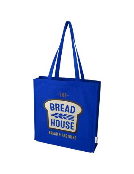 Bolsa Tote algodón reciclado 100% GRS con refuerzos de 270 g/m² 14L N35737021