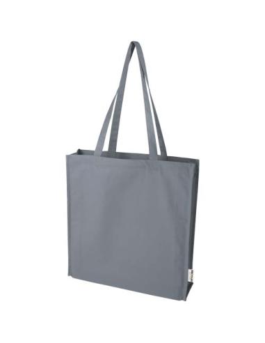 Bolsa Tote algodón reciclado 100% GRS con refuerzos de 270 g/m² 14L N28737021