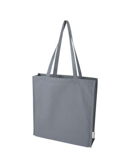 Bolsa Tote algodón reciclado 100% GRS con refuerzos de 270 g/m² 14L N28737021