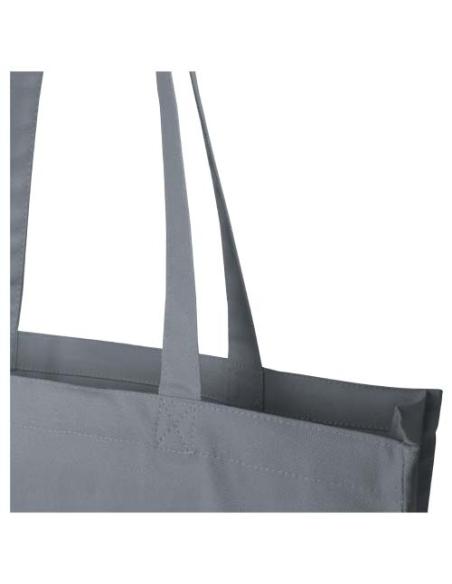 Bolsa Tote algodón reciclado 100% GRS con refuerzos de 270 g/m² 14L N28737021