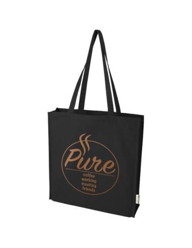 Bolsa Tote algodón reciclado 100% GRS con refuerzos de 270 g/m² 14L N09737021