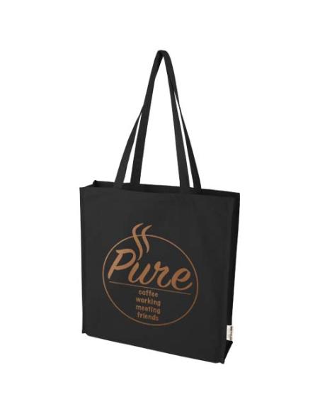 Bolsa Tote algodón reciclado 100% GRS con refuerzos de 270 g/m² 14L N09737021