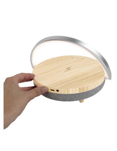 Altavoz Bluetooth® 4 en 1 de 10 W con luz LED y base de carga inalámbrica N17061AP2