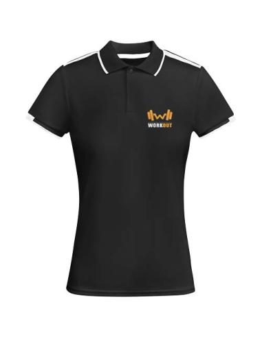Polo deportivo de manga corta para mujer N1T89040R