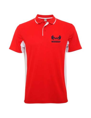 Polo deportivo unisex de manga corta N1N81240R