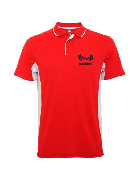Polo deportivo unisex de manga corta N1N81240R