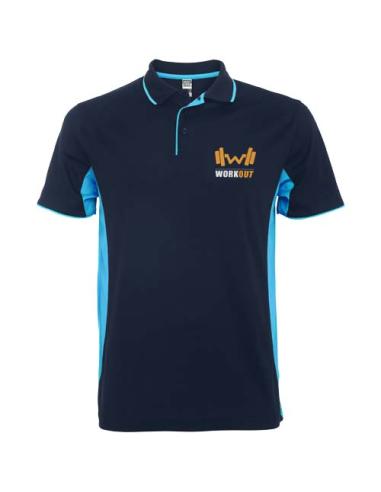Polo deportivo unisex de manga corta N1O81240R
