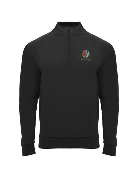 Sudadera unisex de manga larga y cremallera 1/4 N1O35111R