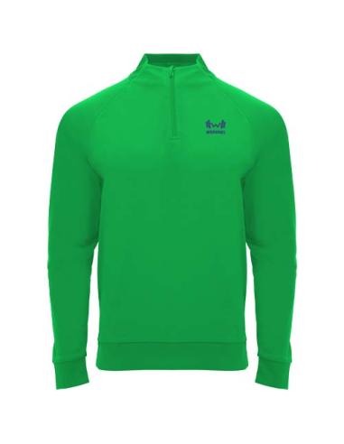 Sudadera infantil de manga larga con cremallera 1/4 NDD55111K