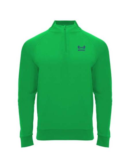 Sudadera infantil de manga larga con cremallera 1/4 NDD55111K