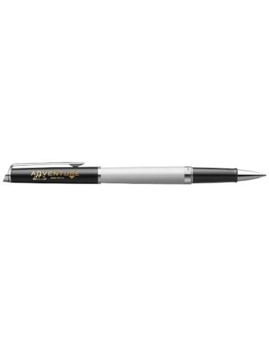 Rollerball con bloques de color y ribete plateado (tinta negra) N10069701
