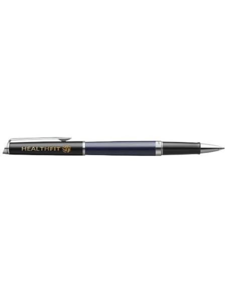 Rollerball con bloques de color y ribete plateado (tinta negra) N25069701