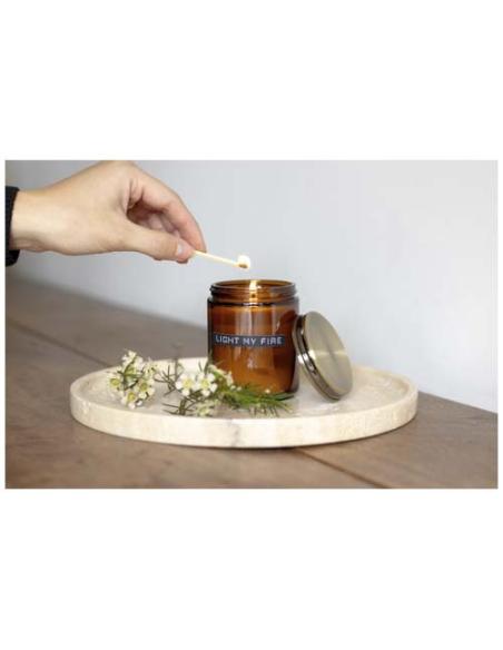 Vela perfumada mediana de madera de cedro N11023621