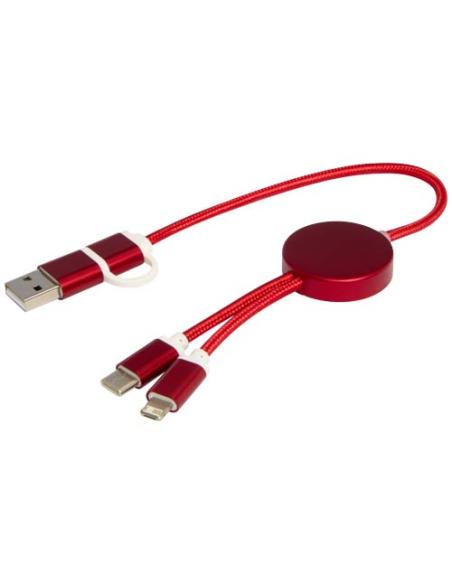 Cable 5 en 1 de aluminio y plástico reciclado de 30 cm para sincronización de datos y carga rápida de 27 W N12424421