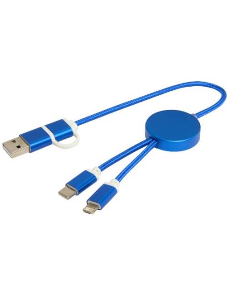 Cable 5 en 1 de aluminio y plástico reciclado de 30 cm para sincronización de datos y carga rápida de 27 W N35424421