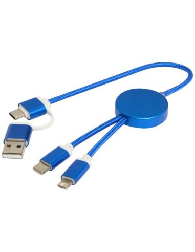 Cable 5 en 1 de aluminio y plástico reciclado de 30 cm para sincronización de datos y carga rápida de 27 W N35424421