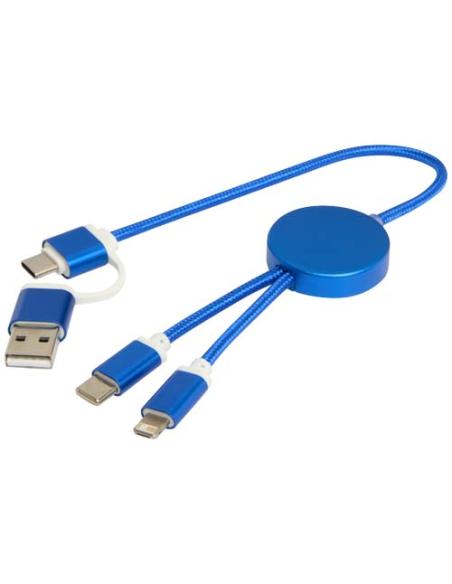 Cable 5 en 1 de aluminio y plástico reciclado de 30 cm para sincronización de datos y carga rápida de 27 W N35424421