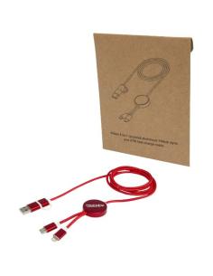 Cable 5 en 1 de aluminio y plástico reciclado de 150 cm para sincronización de datos y carga rápida de 27 W N12524421 2