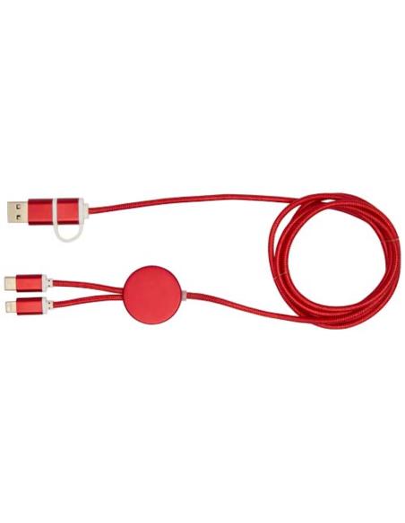 Cable 5 en 1 de aluminio y plástico reciclado de 150 cm para sincronización de datos y carga rápida de 27 W N12524421