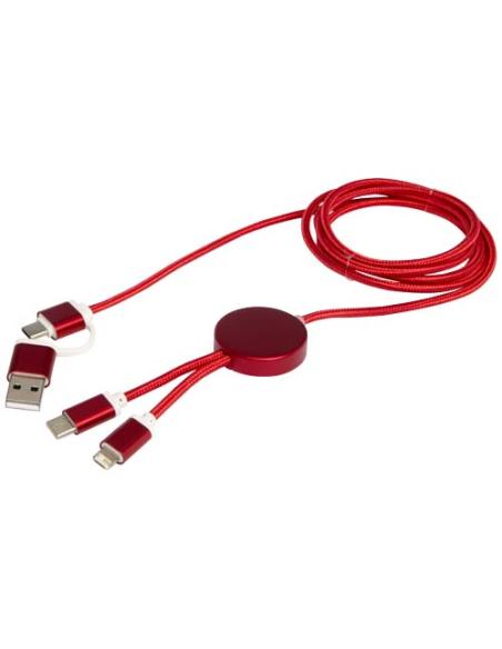 Cable 5 en 1 de aluminio y plástico reciclado de 150 cm para sincronización de datos y carga rápida de 27 W N12524421