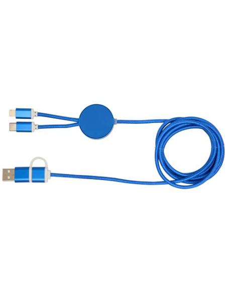 Cable 5 en 1 de aluminio y plástico reciclado de 150 cm para sincronización de datos y carga rápida de 27 W N35524421