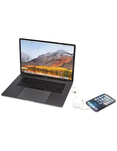 Cable 5 en 1 de plástico reciclado de 30 cm para sincronización de datos y carga rápida de 27 W N10724421