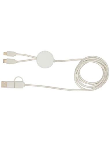 Cable 5 en 1 de plástico reciclado de 150 cm para sincronización de datos y carga rápida de 27 W N10824421