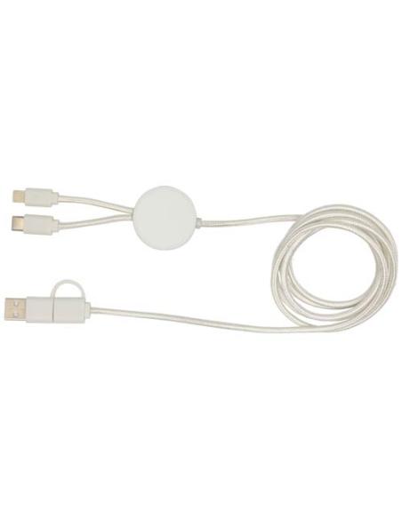 Cable 5 en 1 de plástico reciclado de 150 cm para sincronización de datos y carga rápida de 27 W N10824421