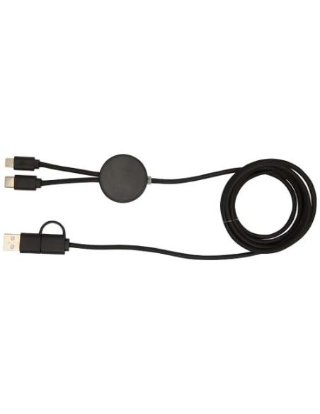 Cable 5 en 1 de plástico reciclado de 150 cm para sincronización de datos y carga rápida de 27 W N09824421