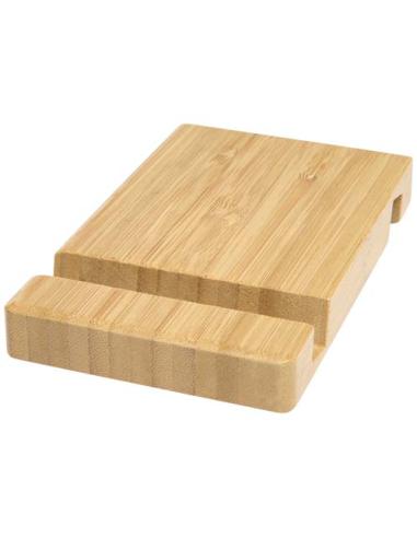 Soporte de bambú de 2 ángulos para tableta y teléfono N17306401
