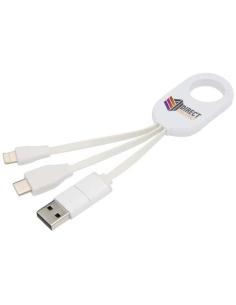 Cable de carga 4 en 1 de plástico reciclado N10534421 2