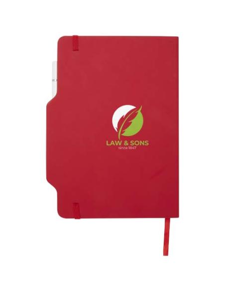 Libreta de tapa dura A5 con combinación de bolígrafo y lápiz (tinta negra) N12969701