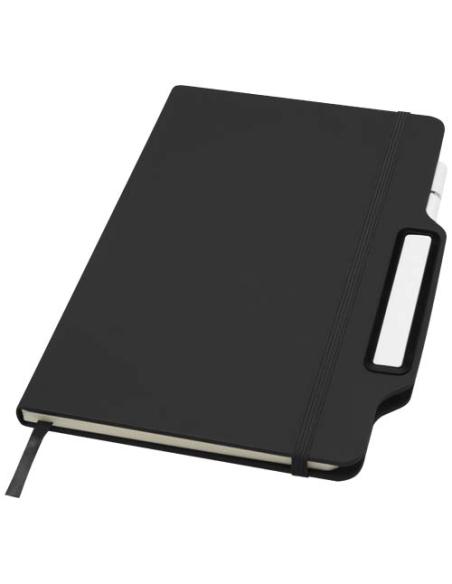Libreta de tapa dura A5 con combinación de bolígrafo y lápiz (tinta negra) N09969701