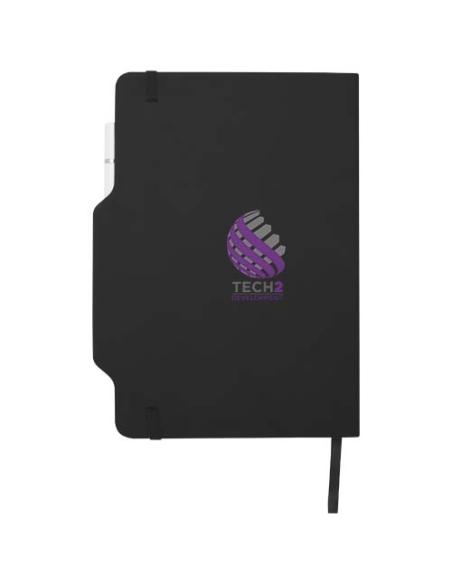 Libreta de tapa dura A5 con combinación de bolígrafo y lápiz (tinta negra) N09969701