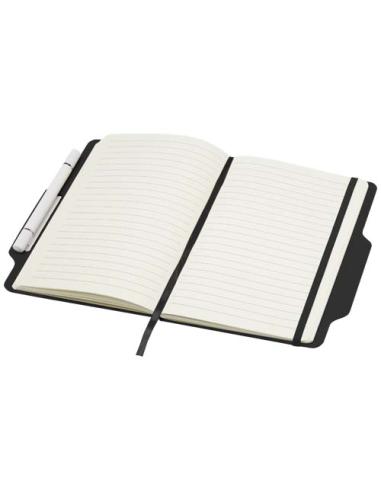 Libreta de tapa dura A5 con combinación de bolígrafo y lápiz (tinta negra) N09969701