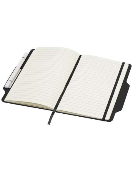Libreta de tapa dura A5 con combinación de bolígrafo y lápiz (tinta negra) N09969701