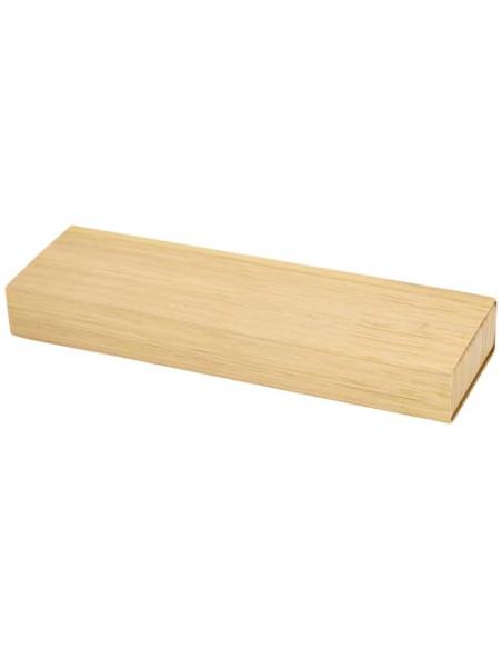 Set de bolígrafo y portaminas de bambú (tinta negra) N60679701