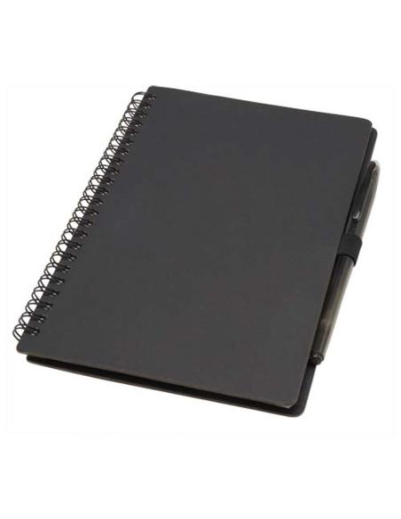 Set de libreta A5 de tapa dura y bolígrafo reutilizables (tinta negra) N09689701
