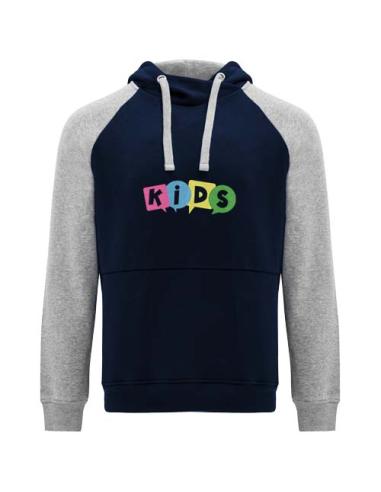 Sudadera con capucha bicolor infantil NCG88501K