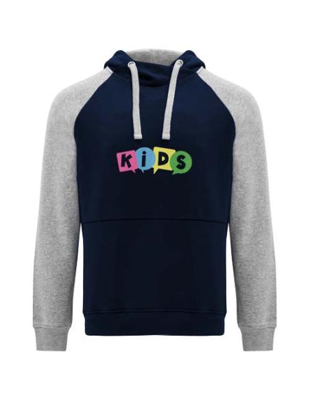 Sudadera con capucha bicolor infantil NCG88501K