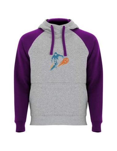 Sudadera con capucha bicolor infantil NC7B8501K