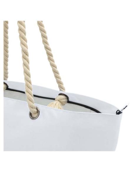 Bolsa de playa refrigeradora de material reciclado GRS con asas de cuerda 23L N10970031