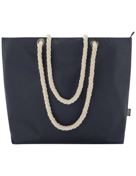 Bolsa de playa refrigeradora de material reciclado GRS con asas de cuerda 23L N55970031