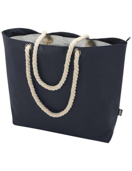 Bolsa de playa refrigeradora de material reciclado GRS con asas de cuerda 23L N55970031