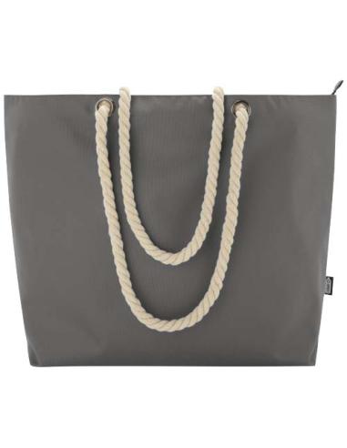 Bolsa de playa refrigeradora de material reciclado GRS con asas de cuerda 23L N28970031