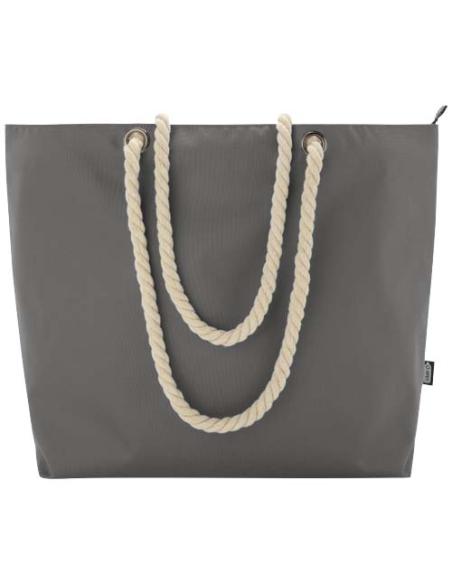 Bolsa de playa refrigeradora de material reciclado GRS con asas de cuerda 23L N28970031