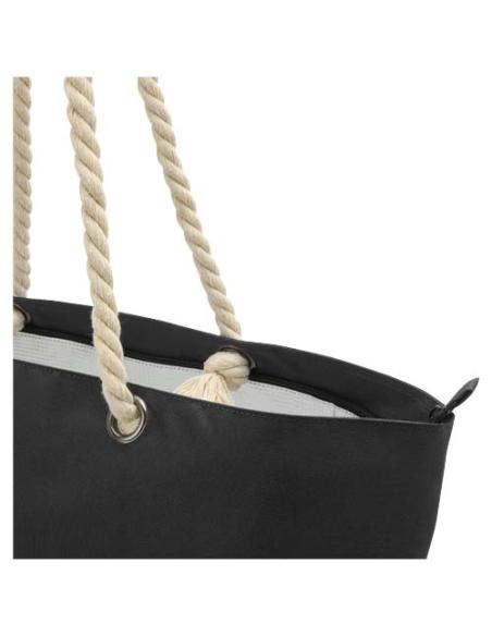 Bolsa de playa refrigeradora de material reciclado GRS con asas de cuerda 23L N09970031